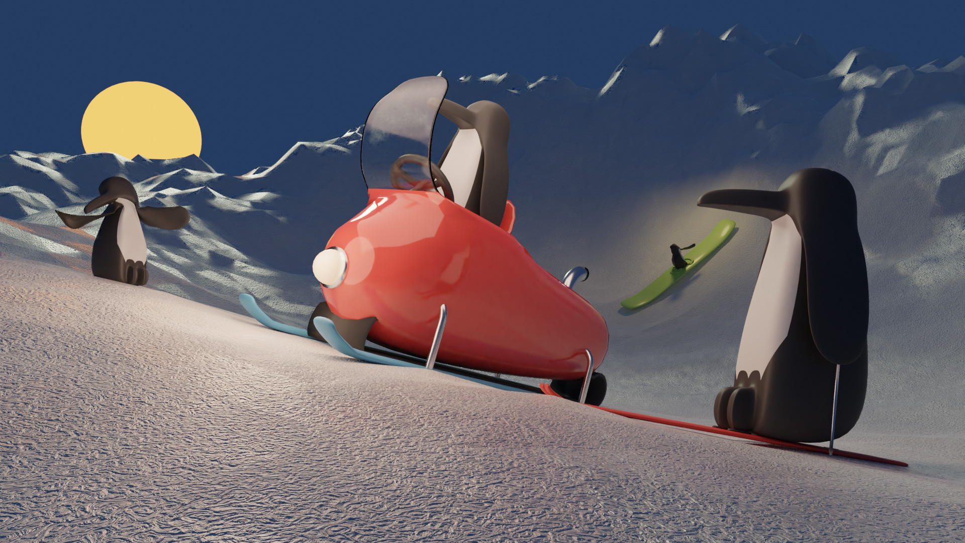 Penguin Ski Trip preview image 1